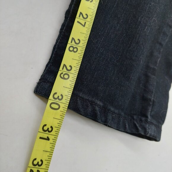 Metaphor Black Jeans Size 14 Faux Zipper Pockets - Picture 7 of 9